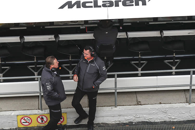 Zak Brown und Eric Boullier
