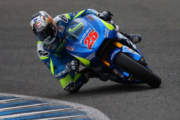 Suzuki-Werksfahrer Maverick Viñales in Jerez