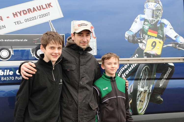 Herbert Rudolph mit «seinen» Jungs