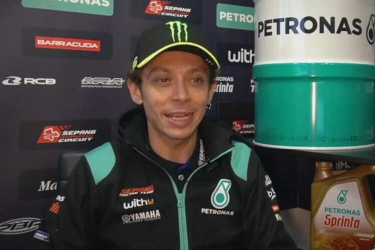 2021: Valentino Rossi in Petronas-Farben