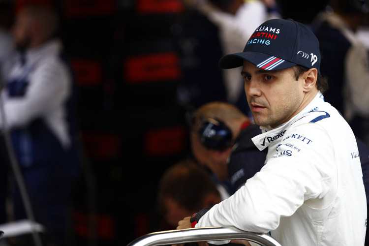 Felipe Massa war auf nasser Piste der Schnellste