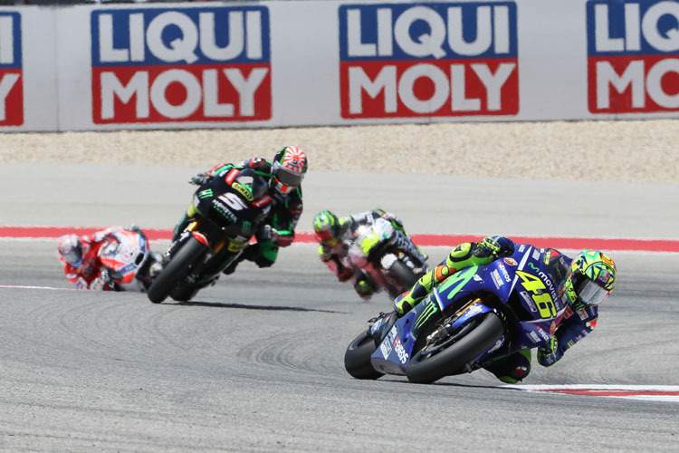 Valentino Rossi ärgerte sich nach dem Rennen nicht über die Strafe, sondern über Johann Zarco