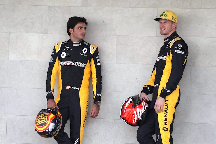 Carlos Sainz und Nico Hülkenberg