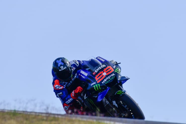 Jorge Lorenzo beim Portimão-Test auf der M1