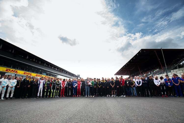 Formel 1, Formel 2 und Formel 3 trauerten 2019 nach dem Tod von Anthoine Hubert