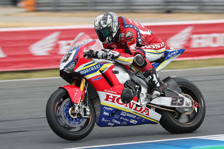 Beflügeln 500/min mehr Ryuichi Kiyonari auf seiner Honda?