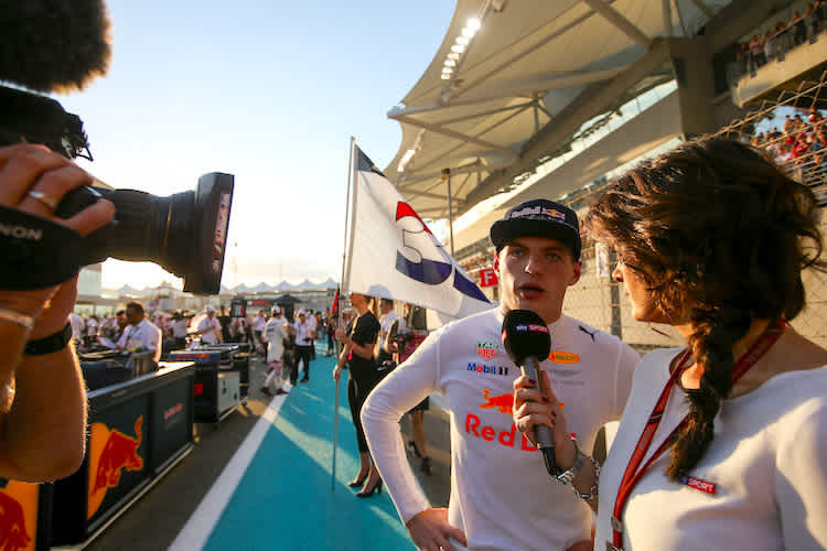 Max Verstappen erntet auch nach der schwierigen Saison 2017 Lob von Giedo van der Garde