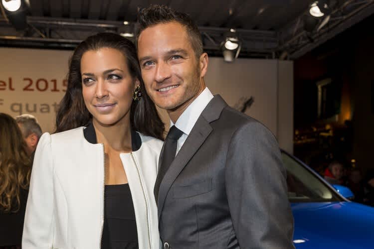Timo Scheider mit seiner Verlobten Jessica