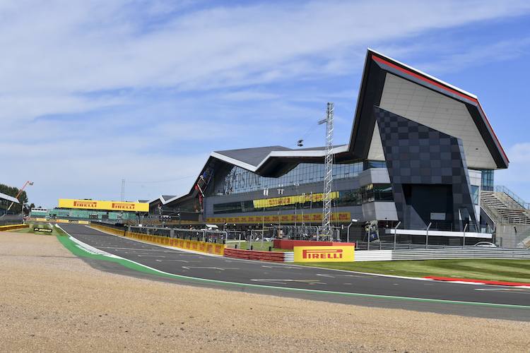 Der Start/Ziel-Bereich von Silverstone