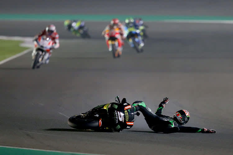 Johann Zarco stürzte in Runde 7