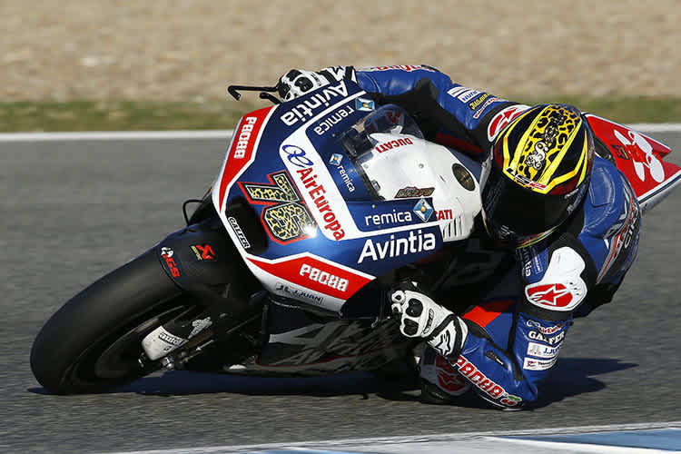 Loris Baz auf der Ducati GP14.2