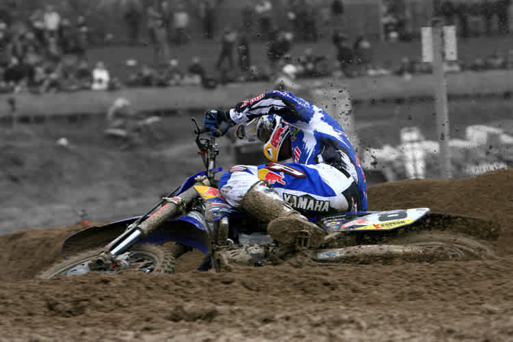 Tanel Leok beim ersten Rennen auf Yamaha