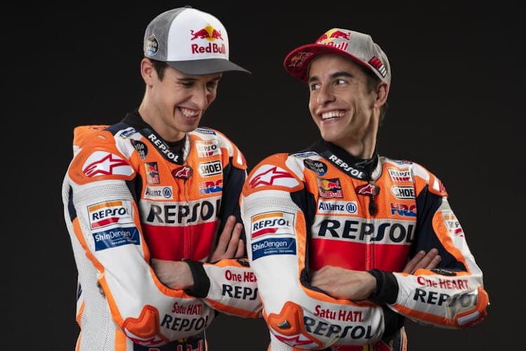Alex und Marc Márquez verstehen sich bestens