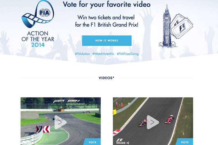 Die FIA bittet die Rennsportfans um ihre Stimme