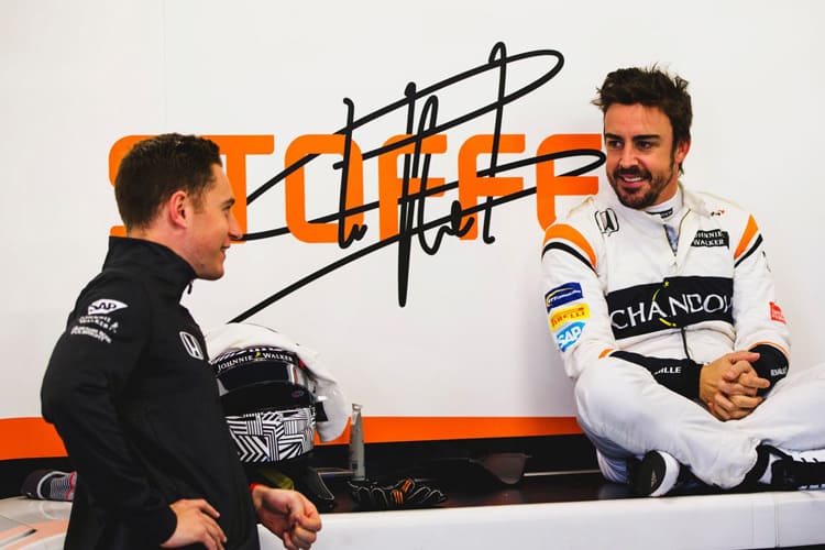 Stoffel Vandoorne und Fernando Alonso