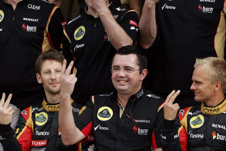 Lotus-Teamchef Eric Boullier ist stolz: «Wir haben einige erstklassige Marken wie Microsoft und den Coca-Cola-Ableger Burn in die Formel 1 gebracht»