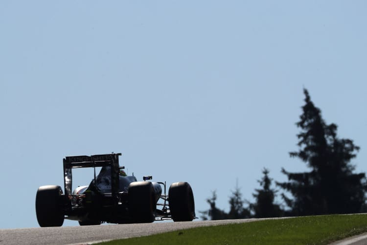 Sergio Pérez: «Wenn das sogenannte Blistering auftaucht, wird das Auto unfahrbar»