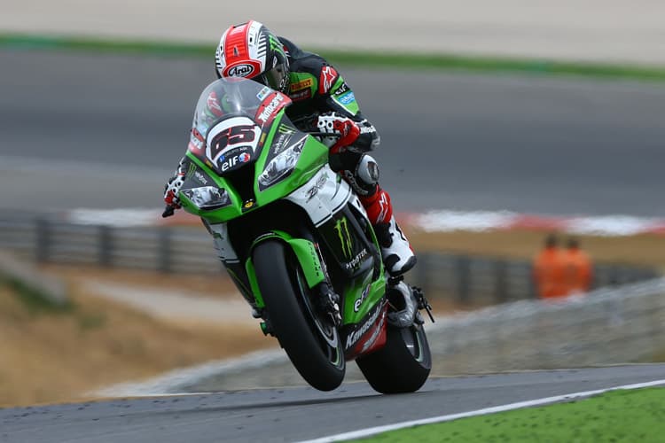 Jonathan Rea (Kawasaki) gibt die Pace vor