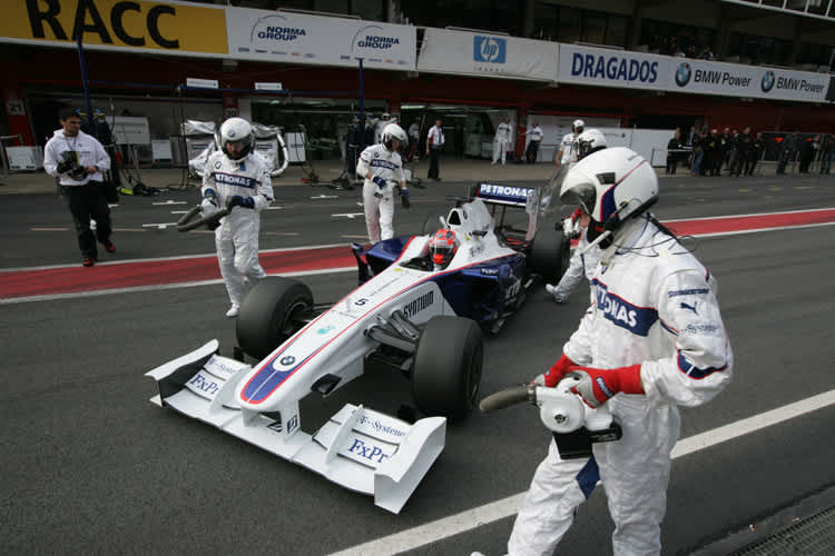 BMW: Demnächst mit neuer Werbung auf dem Frontflügel