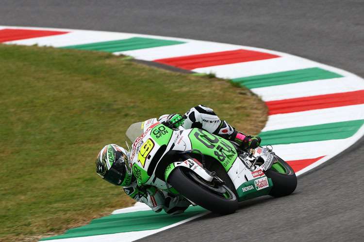 Gresini-Honda-Pilot Alvaro Bautista: «Ich war gezwungen zu sehr in die Schräglage zu gehen, um Karel Abraham nicht zu treffen»