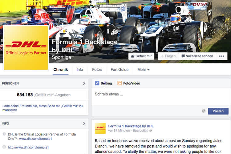 DHL entschuldigt sich