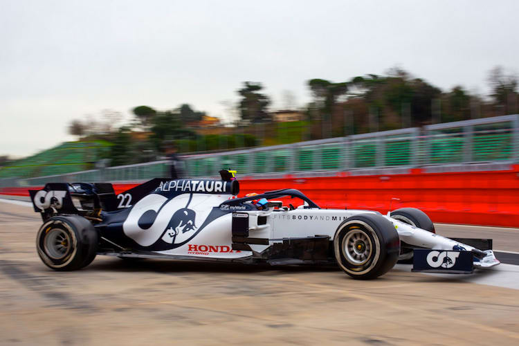 Yuki Tsunoda in Imola