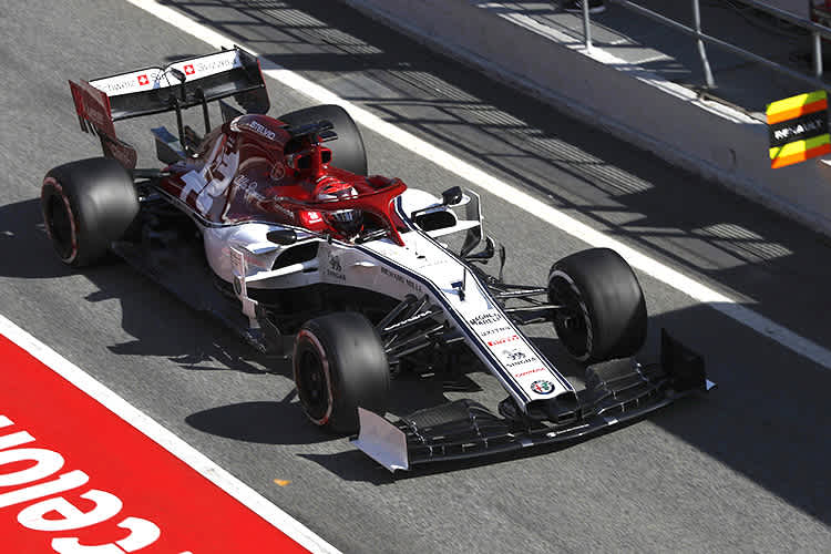 Kimi im Alfa Romeo-Sauber