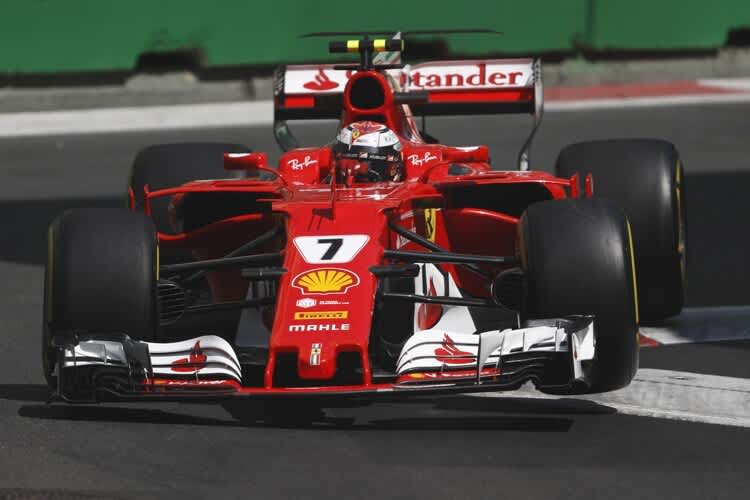 Kimi Räikkönen im Ferrari