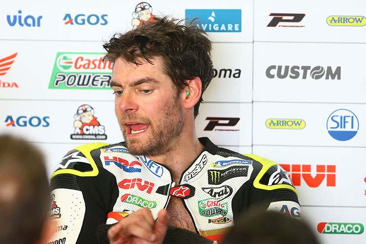 Cal Crutchlow in der LCR-Box