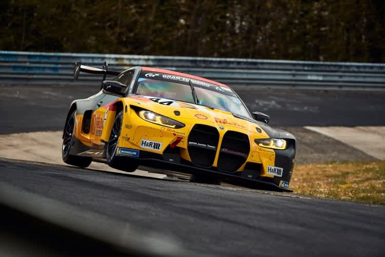 Spektakulär: Ein BMW M4 GT3 auf der Nordschleife