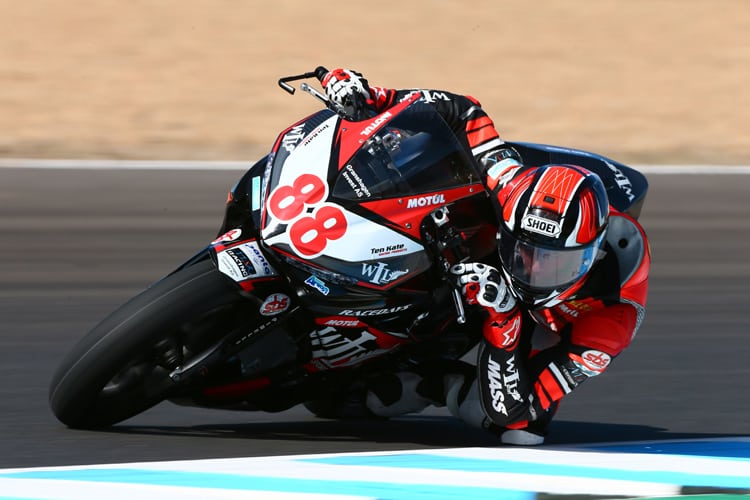 Mika Perez wurde auf Honda WM-Vierter