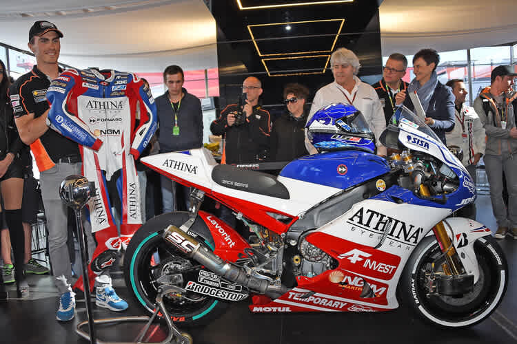 Loris Baz in den französischen Nationalfarben in Le Mans