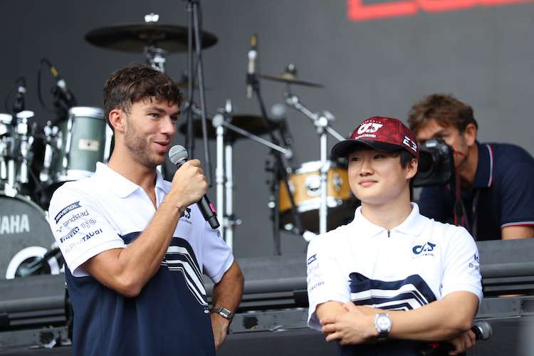 Pierre Gasly und Yuki Tsunoda