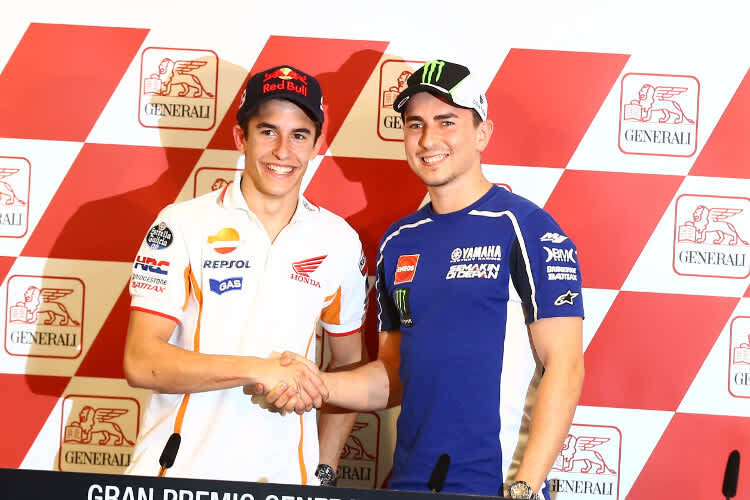 Marc Márquez und Jorge Lorenzo: 2015 Teamkollegen?