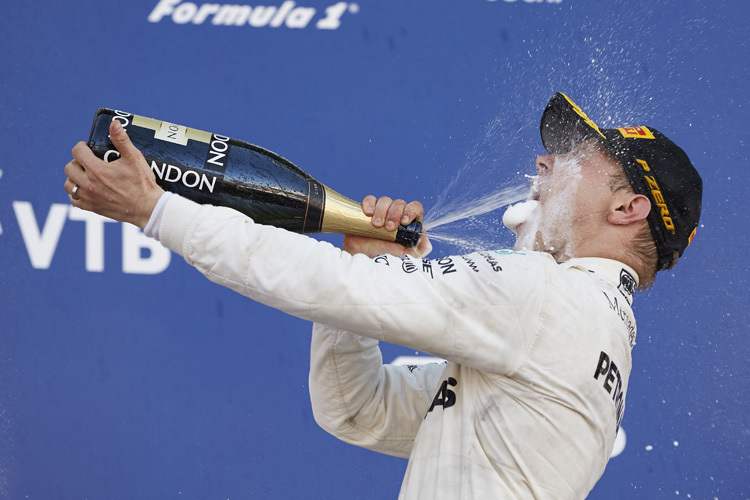 Valtteri Bottas in Sotschi
