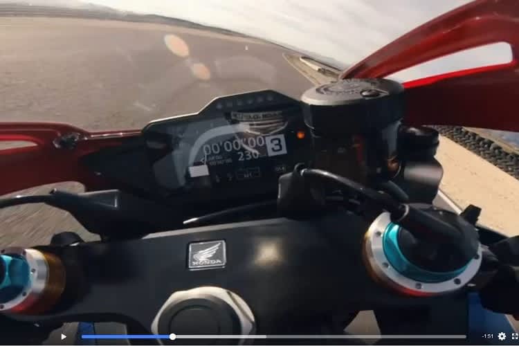 Honda CBR1000RR-R Fireblade SP im Einsatz auf der Rennstrecke