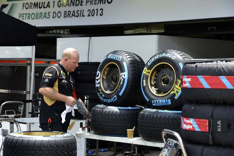 Die Regenreifen kamen in Brasilien oft zum Einsatz