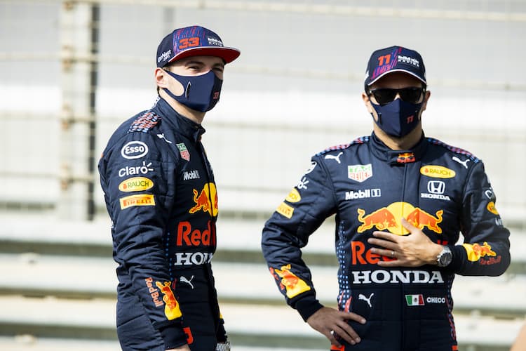 Max Verstappen und Sergio Pérez