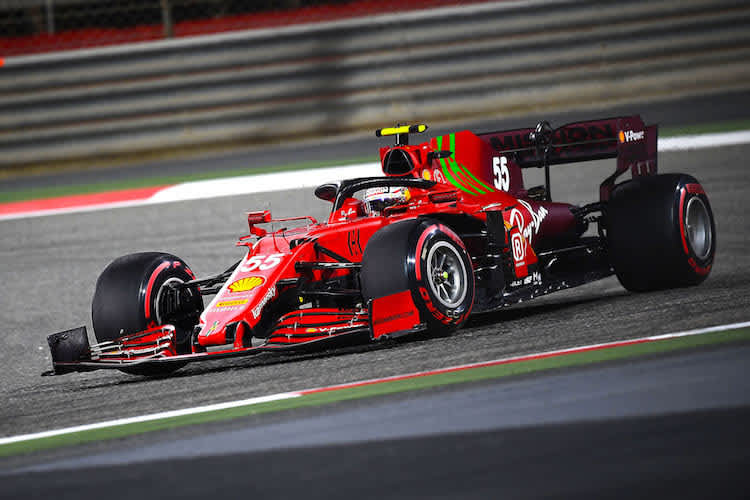 Carlos Sainz im Ferrari