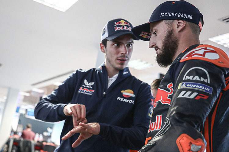 Joan Mir mit Jack Miller