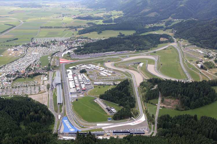 Der Red Bull Ring blieb auch 2017 die schnellste Rennstrecke im GP-Kalender