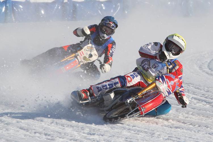 Harald Simon (hinten) beim GP in Ufa