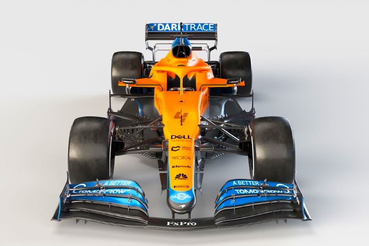 Der neue McLaren MCL35M-Mercedes