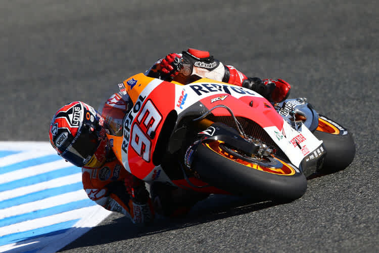 Marc Márquez: 0,4 sec vor Jorge Lorenzo