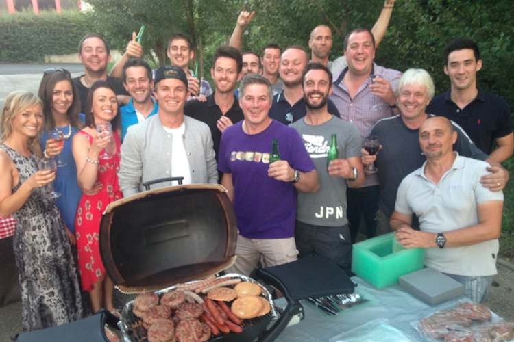 Nico Rosberg lud zum Barbecue ein