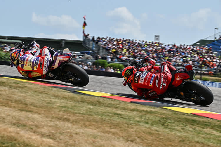 Jorge Martin vor Pecco Bagnaia