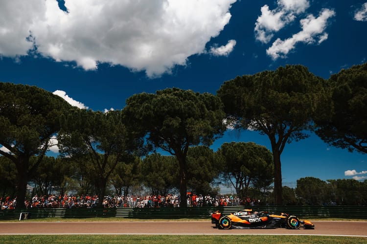 McLaren ist auch in Imola das Mass der Dinge