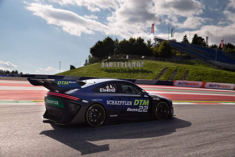 Die DTM Electric drehte in Spielberg Demorunden