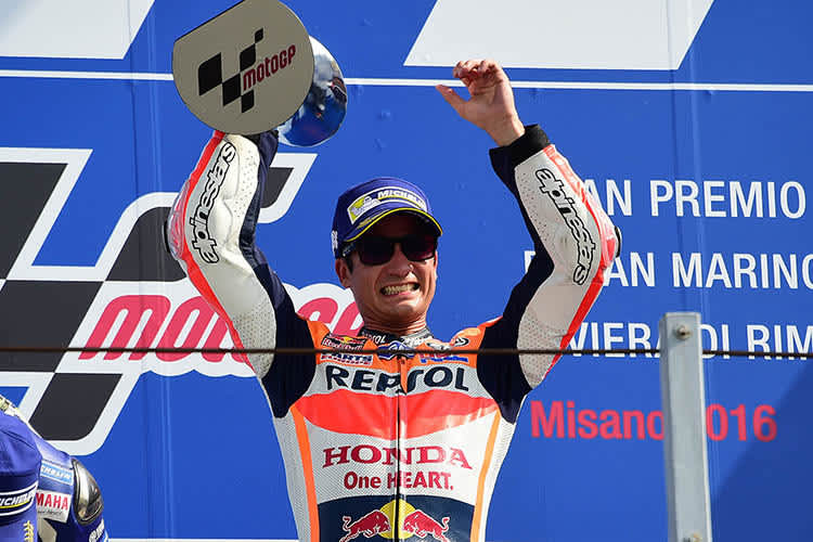 Dani Pedrosa siegte 2016 in Misano