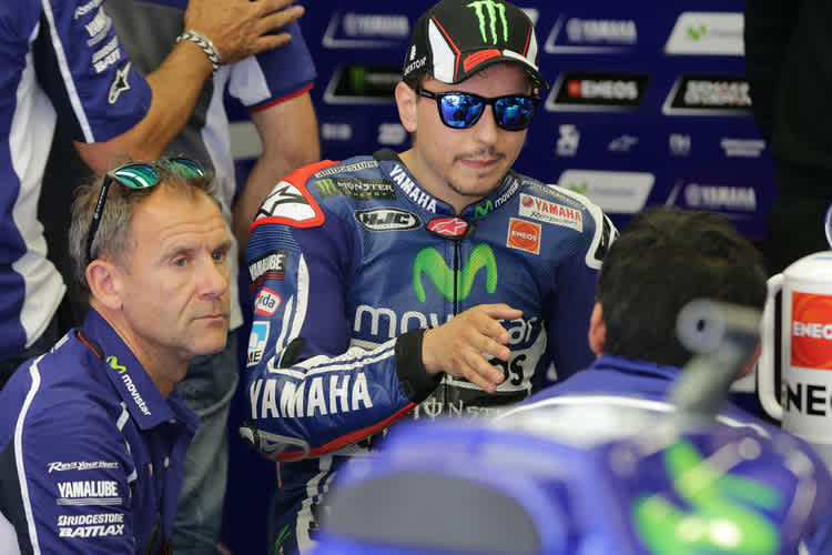 Wilco Zeelenberg (links) mit Jorge Lorenzo